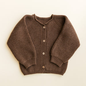 Gilet en laine mérinos "Inga" Mocha