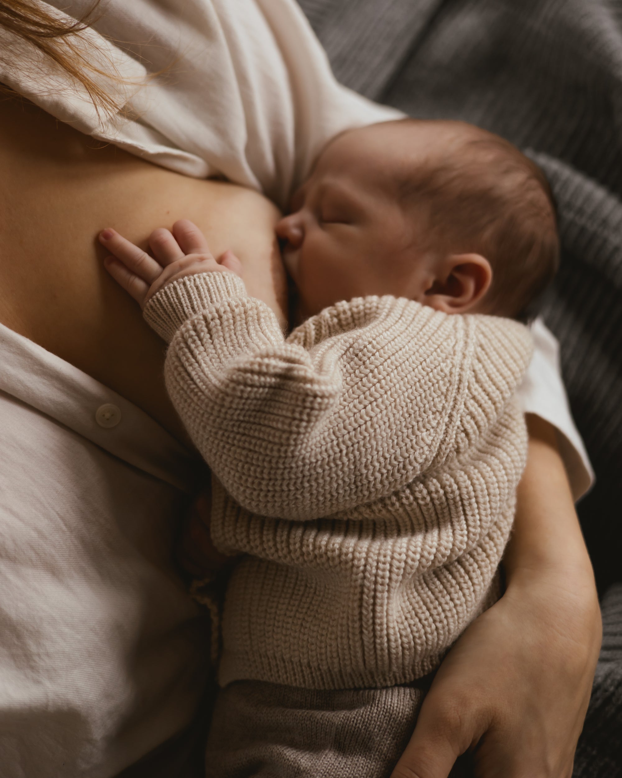 Hvid Cardigan Merinowolle "Inga" Cream