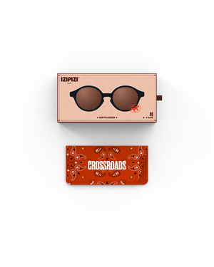 Izipizi Baby Sonnenbrille 'Crossroads' #D 0-3 Jahre Black Road