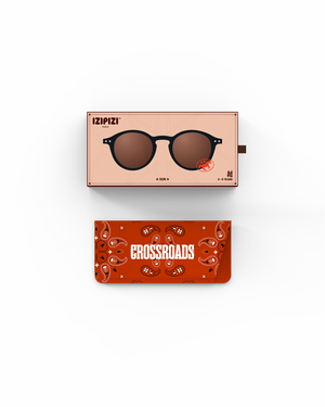 Izipizi Kinder Sonnenbrille 'Crossroads' #D 5-7 Jahre Black Road