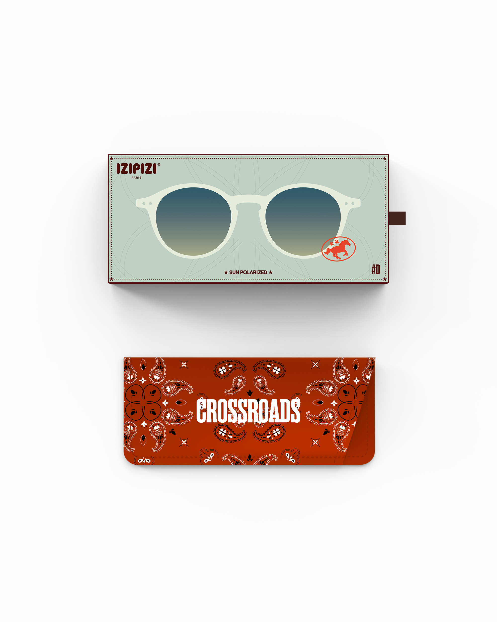 Izipizi Adult Sonnenbrille 'Crossroads' #D Green Fields Polarized