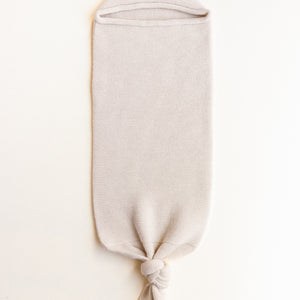 Hvid Strick Cocoon Merinowolle Cream