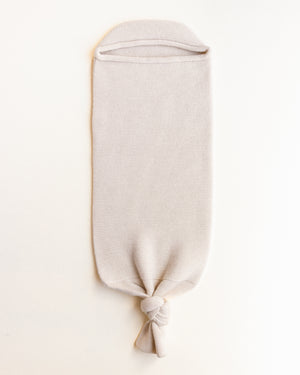 Hvid Strick Cocoon Merinowolle Cream