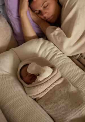 Hvid Strick Cocoon Merinowolle Cream