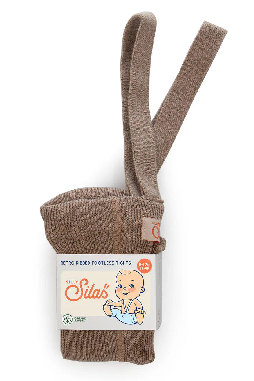 Silly Silas Fusslose Strumpfhose mit Träger | Cocoa Blend
