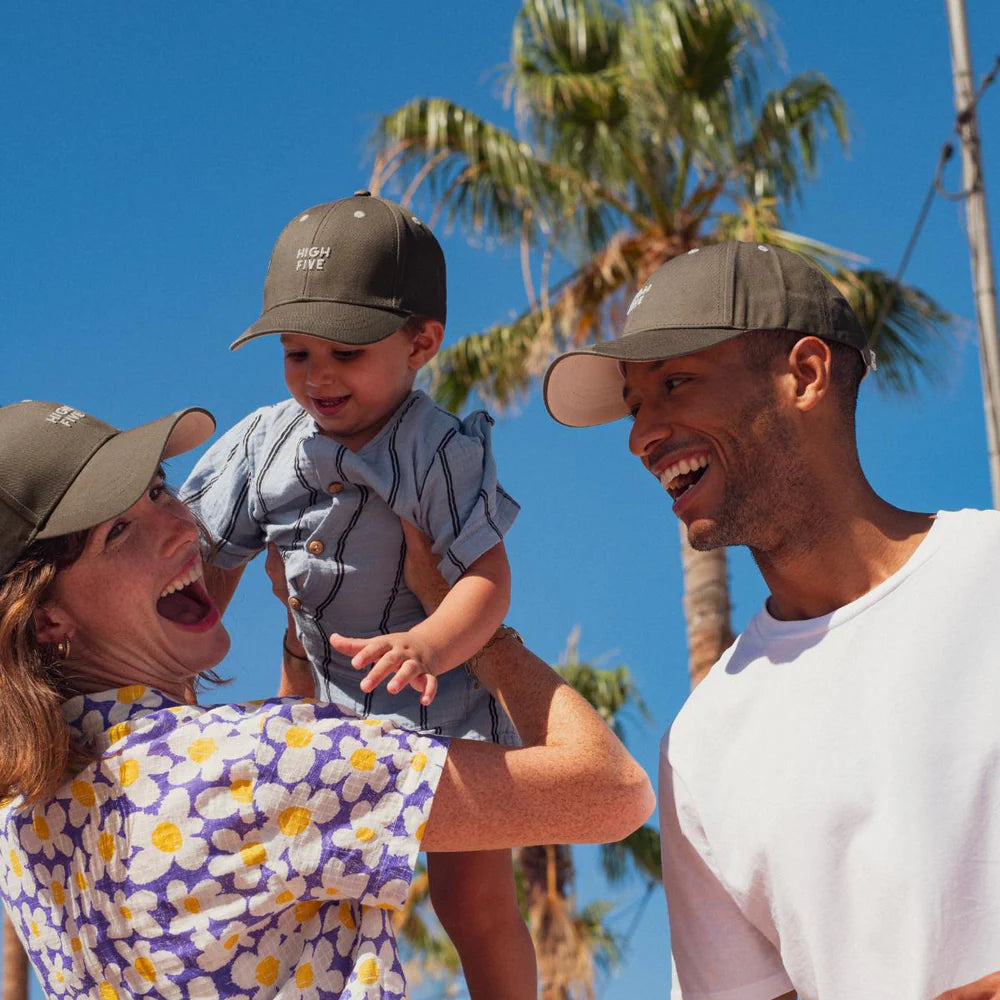 Chamaye Baseball Cap "High Five" Kaki | Kids & Adults
