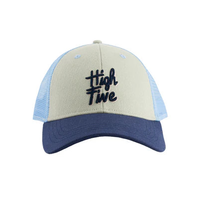 Chamaye Cap "Trucker High Five" Blue | Kids