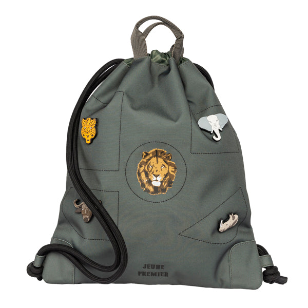 Jeune Premier Sporttasche Citybag Big Five Khaki – Kinder Sporttasche für Schule und Freizeit