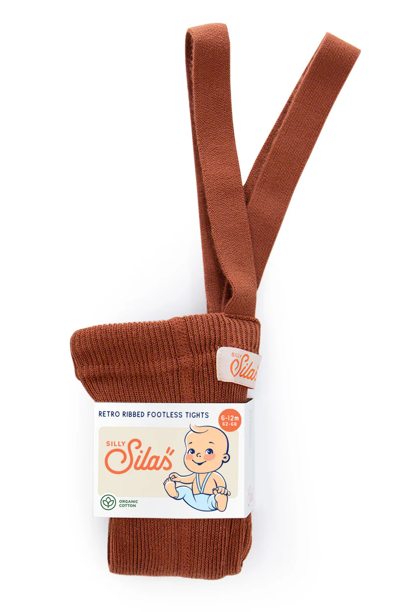 Silly Silas Fusslose Strumpfhose mit Träger | Cinnamon