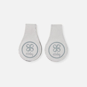 Cloby Clips Magnétiques en Cuir, Lot de 2 | Noir