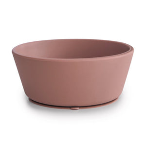 Mushie Silikon Schüssel mit Saugnapf | Cloudy Mauve
