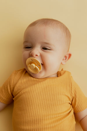 BIBS Nuggi "Colour" 2er-Pack Latex Round 0-6m | Ivory Blush