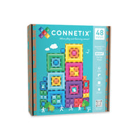 Connetix Magnetbausteine Bright Portal Pack 48 Teile, leuchtende magnetische Bausteine für kreatives Bauen und Spielen