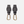 Crochets de Poussette Cloby Lot de 2 | Noir
