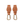 Crochet de poussette Cloby lot de 2 | Marron