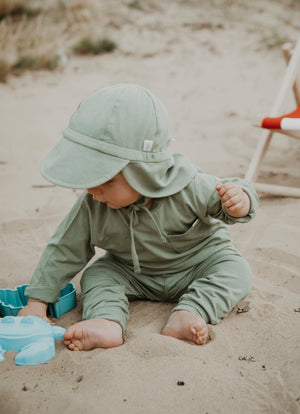 Cloby UV-Sonnenhut | Olive Green/Sandy Beach
