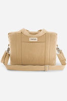 „Rive Droite Darcy Anti‑Wickeltasche in Beige Sand – elegant und funktional mit Organizer-Pouch und Gurt“