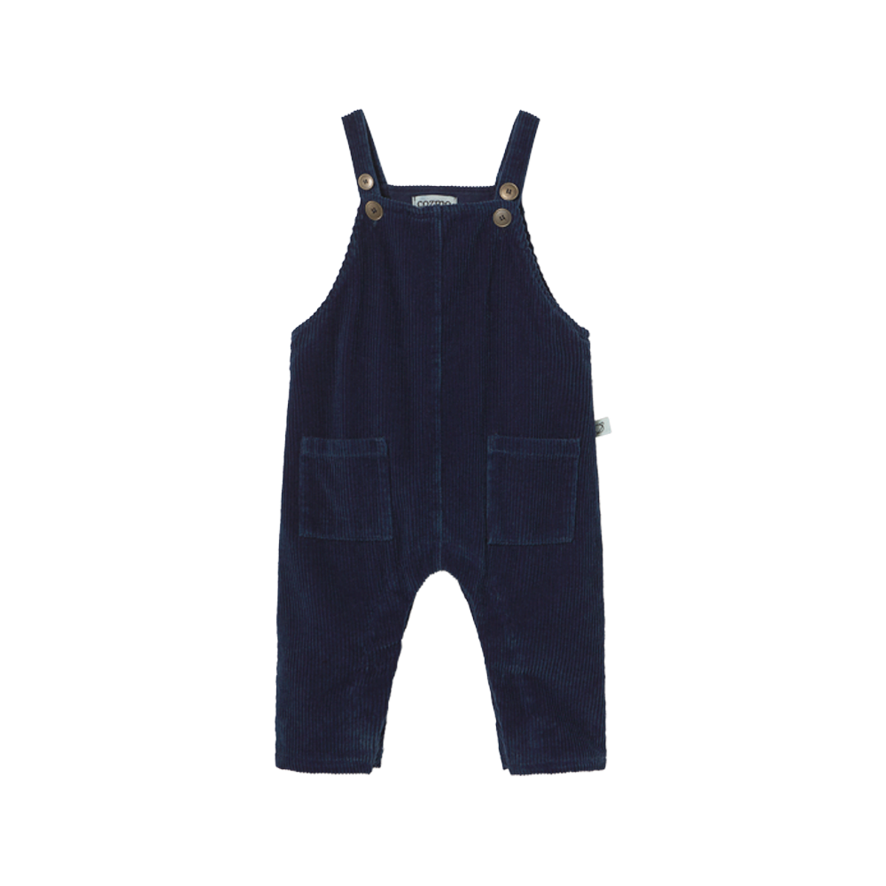 Cozmo Kinderlatzhose „Dax“ in Navy-Denim, stehend von vorne