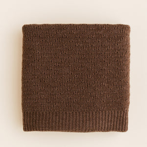 Hvid Babydecke "Dora" Mocha