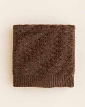 Hvid Babydecke "Dora" Mocha