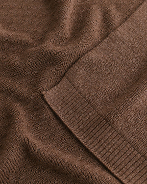 Hvid Babydecke "Dora" Mocha