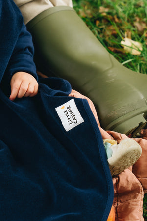 Bavoir Little Casimir – Boo | Bleu minuit