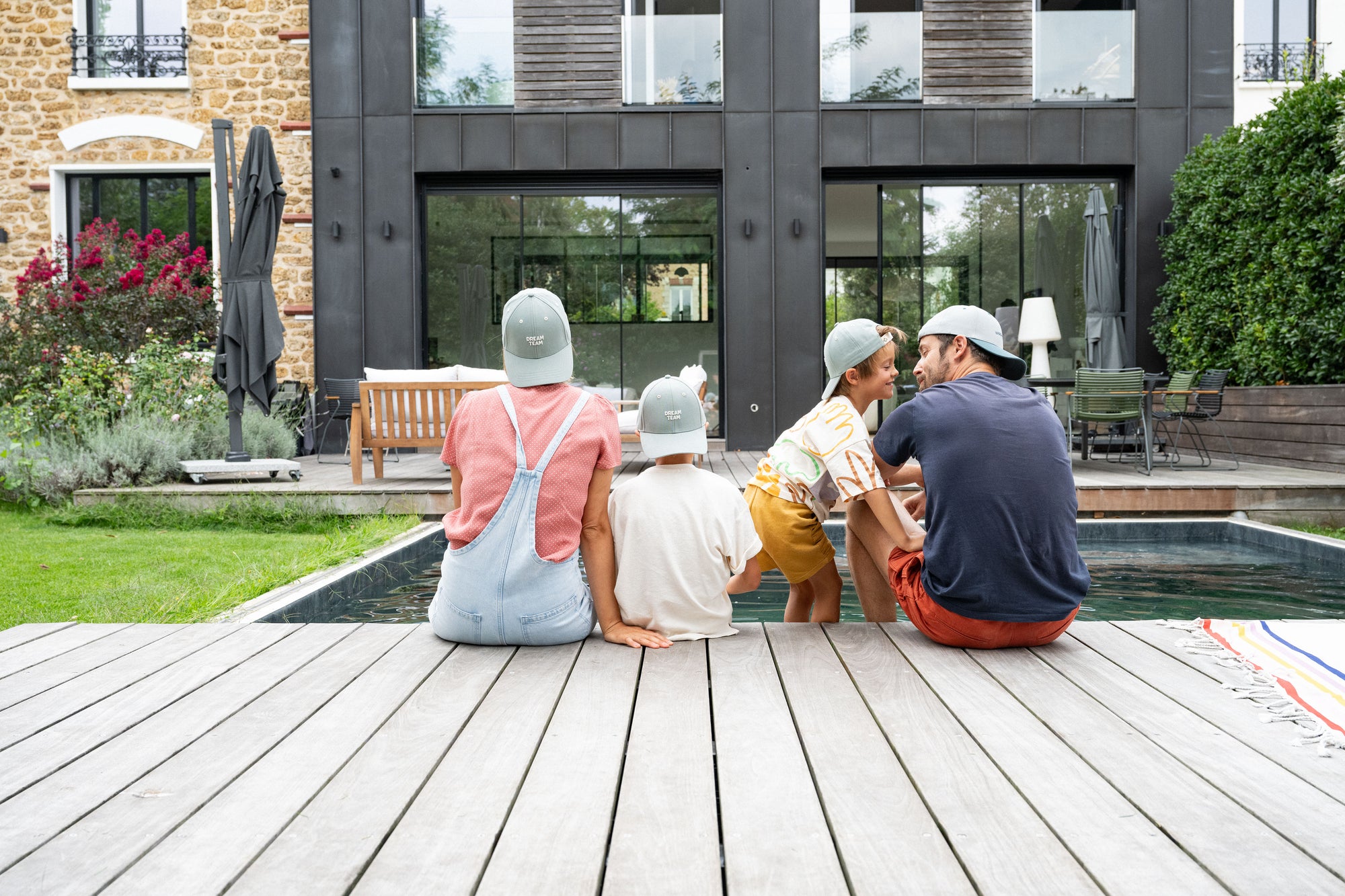 Chamaye Baseball Cap "Dream Team" Sage | Kids & Adults