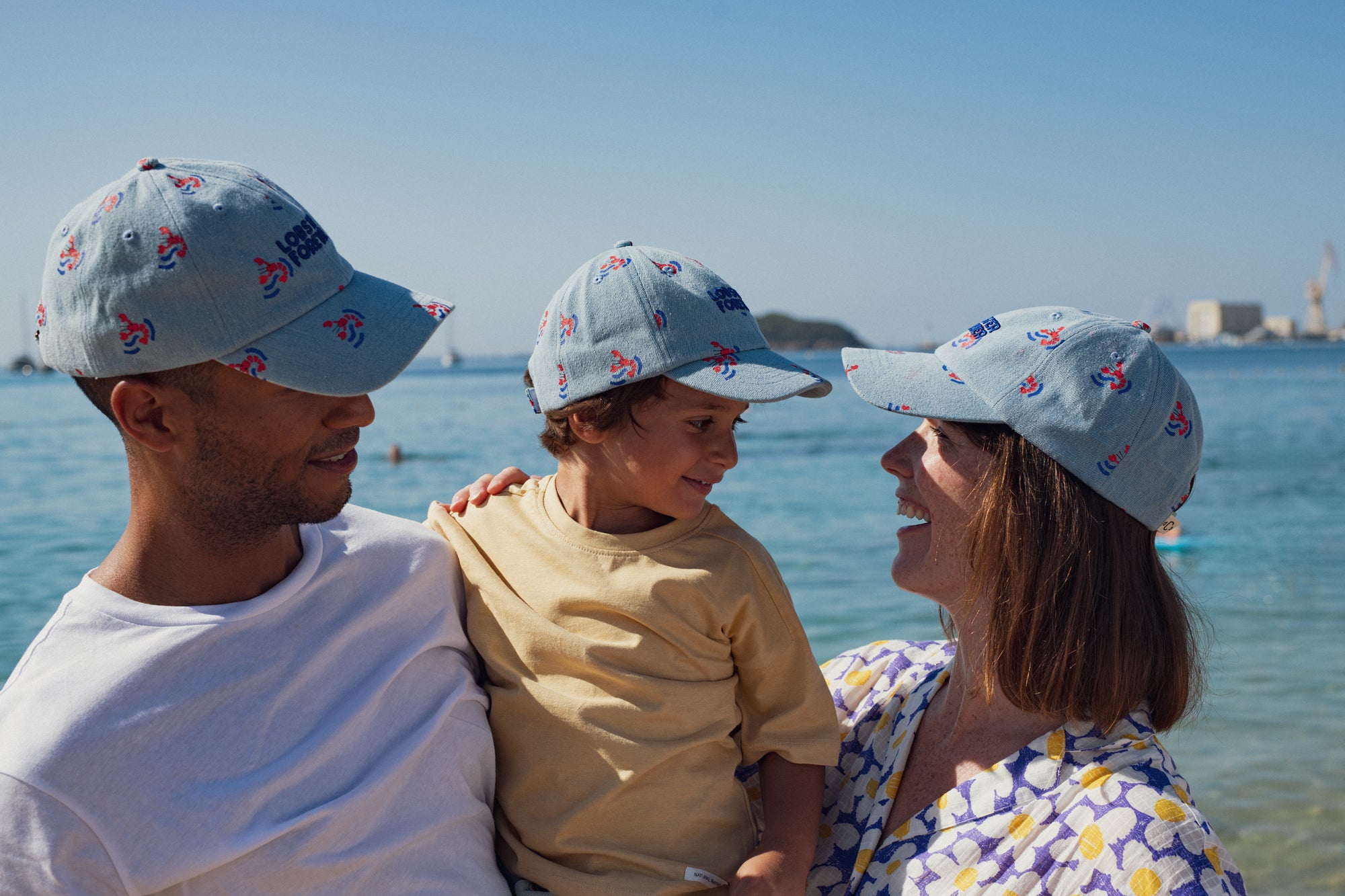 Chamaye Cap "Lobster Forever" Denim | Kids