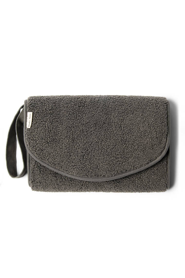 Studio Noos Wickelunterlage "Teddy" Dark Grey