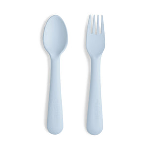 Mushie Kinder Besteck | Powder Blue