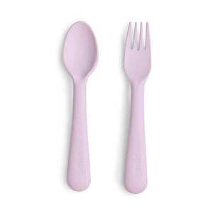 Mushie Kids' Cutlery | Soft Lilac