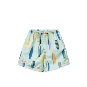 Liewood Badeshorts "Duke" | Boards / Light Peppermint
