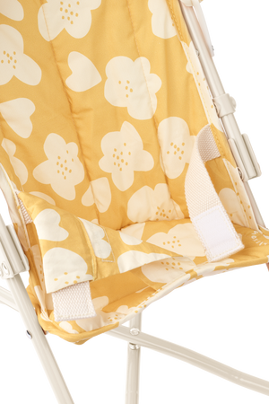 Liewood Puppen Buggy "Elsie" | Flower / Lemon Yellow