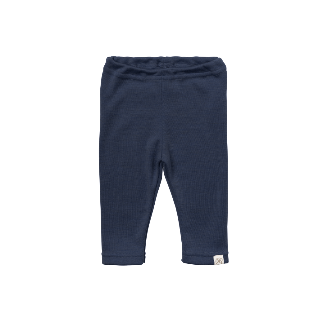 Engel Wolle Seide Baby-Leggings | Marine