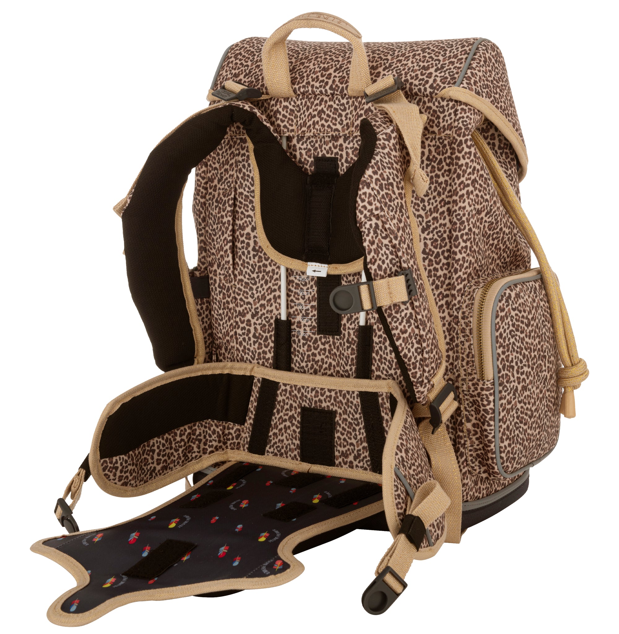 Jeune Premier Schulrucksack Ergomaxx "Leopard Cherry"