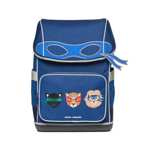 Jeune Premier Schulrucksack Ergomaxx Supercats – ergonomischer Kinder Schulranzen