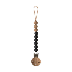 Attache-tétine Mushie | Eva Black
