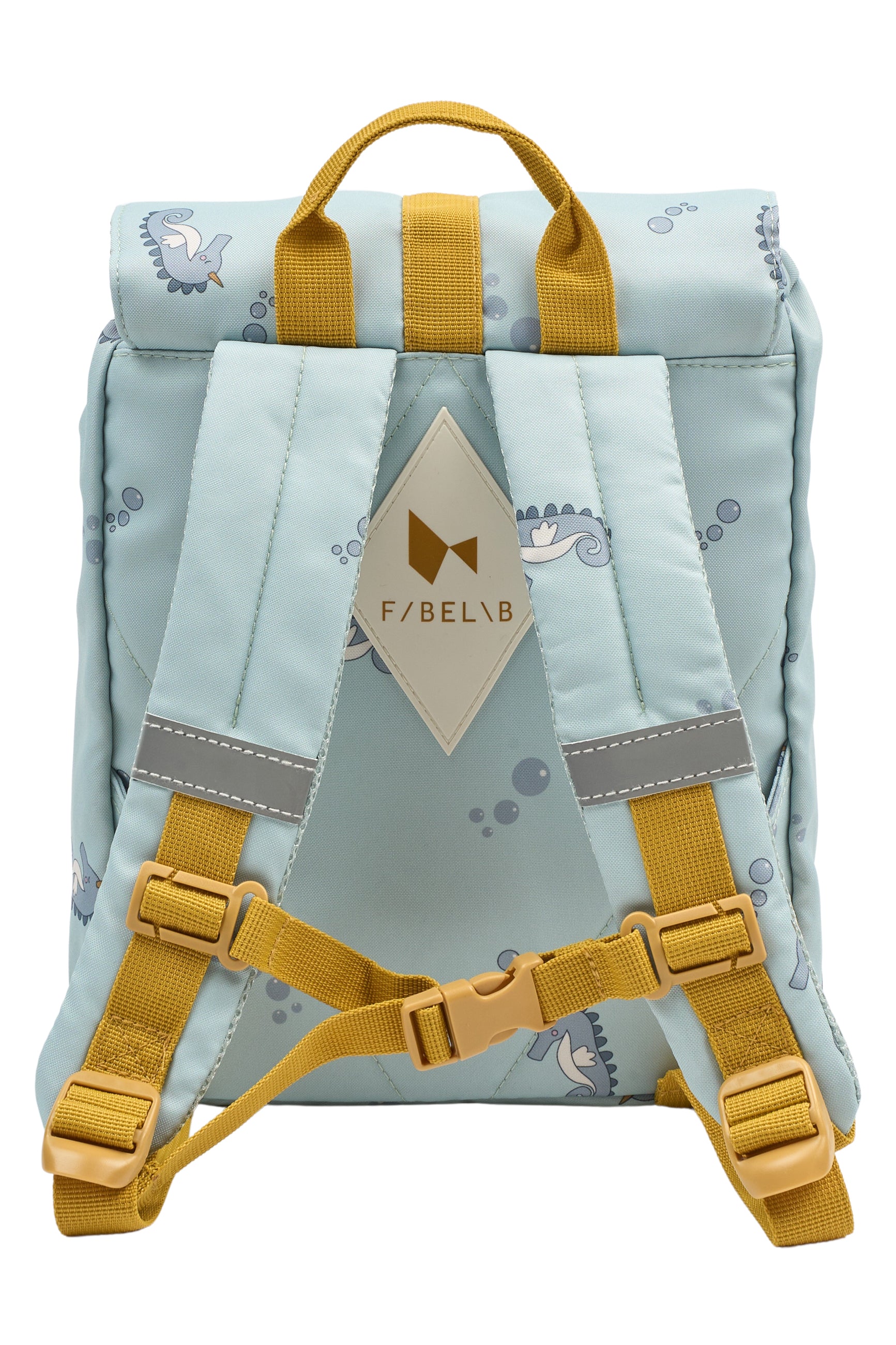 Fabelab Rucksack klein "Under The Sea" Misty Blue