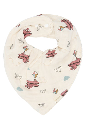 Fabelab Bandana-Lätzchen 3er-Pack Air Plane | Ash Rose