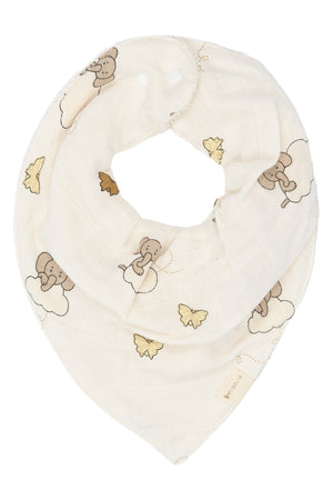 Fabelab Bandana-Lätzchen 3er-Pack Elefant On The Air | Oxford Tan