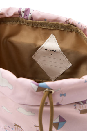 Fabelab Rucksack Small In The Air Bunny | Peach Whip