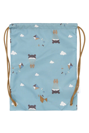 Fabelab Tasche String Bag Bear | Slate