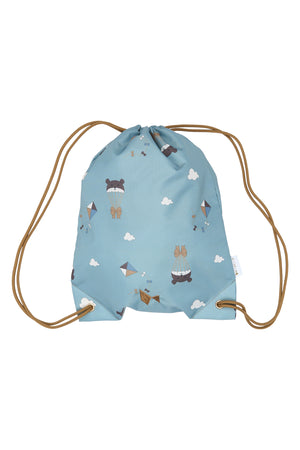 Fabelab Tasche String Bag Bear | Slate