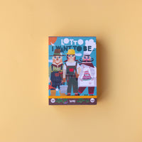 Farbiges Lotto Spiel von Lodji aus in einer Kartonschachtel.