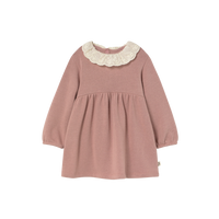 Baby-Kleid in zartem Silver Pink aus 100% Bio-Baumwolle – Cozmo „Florida“ für Mädchen