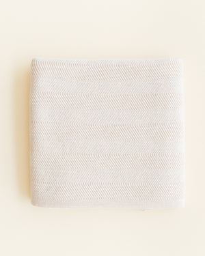 Hvid Babydecke "Freddie" | Cream