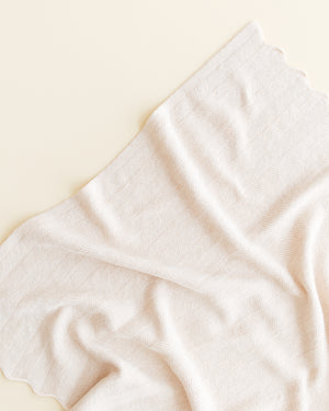 Hvid Babydecke "Freddie" | Cream