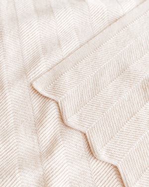 Hvid Babydecke "Freddie" | Cream