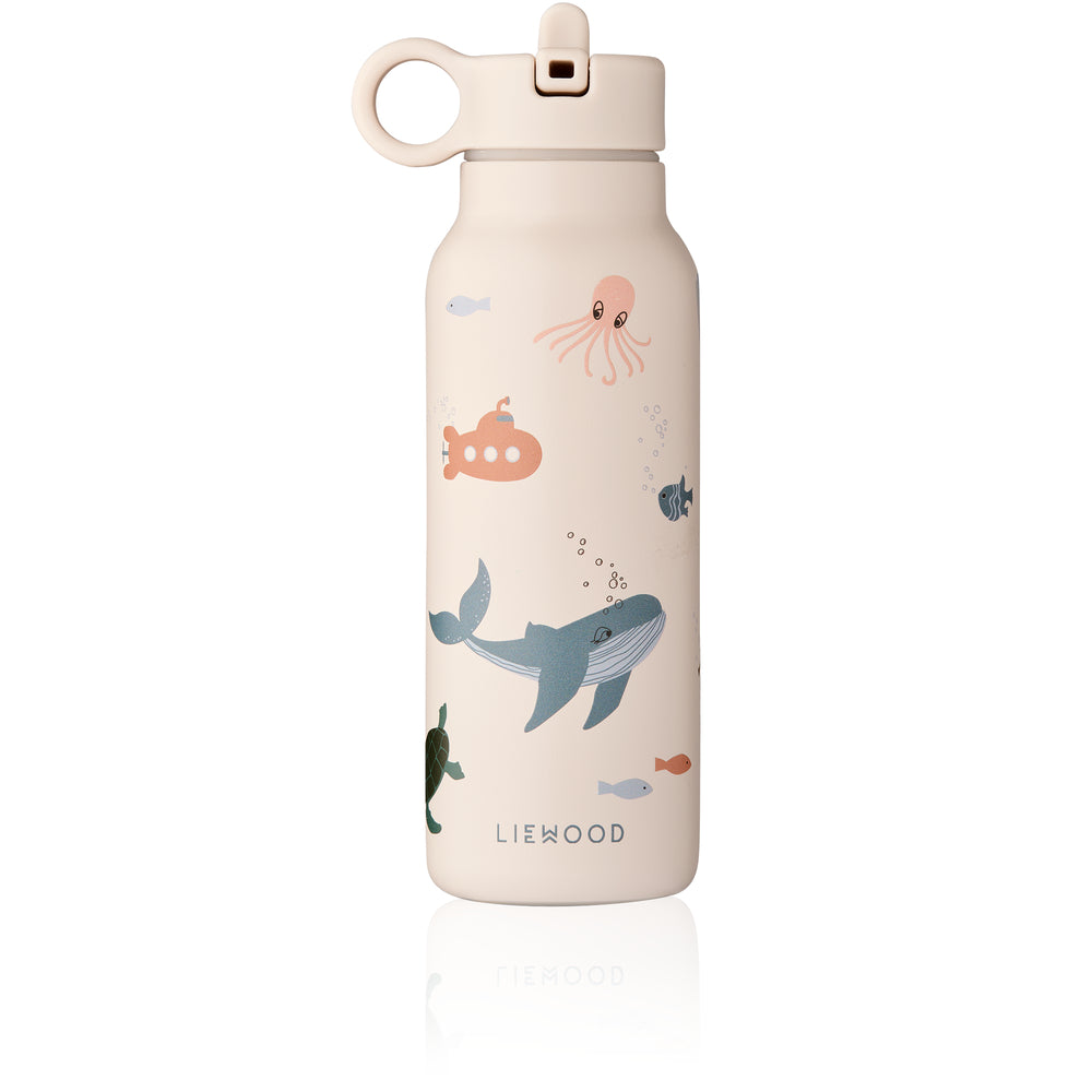 „Liewood Trinkflasche Falk 350 ml in Sea Creature / Sandy“