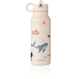 „Liewood Trinkflasche Falk 350 ml in Sea Creature / Sandy“
